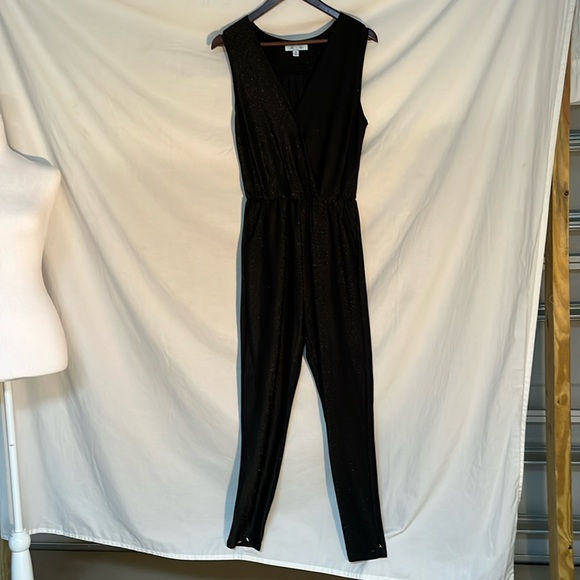 She + Sky black shimmery jumpsuit - Picture 1 of 4